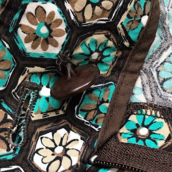 Harold's Vintage Cotton Blend Pants Women's Size 8 Retro Floral Crop Trousers - Picture 7 of 12